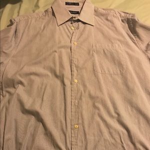 Nautica Blue pinstriped Button up